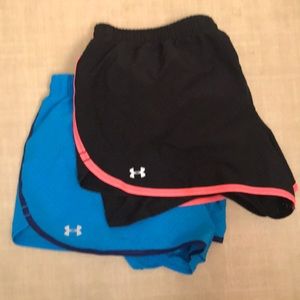 2 Under Armour running shorts